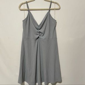 Women Plus Size grey dress